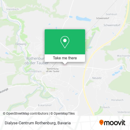 Dialyse-Centrum Rothenburg map
