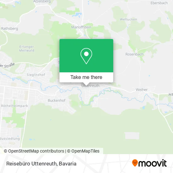 Карта Reisebüro Uttenreuth
