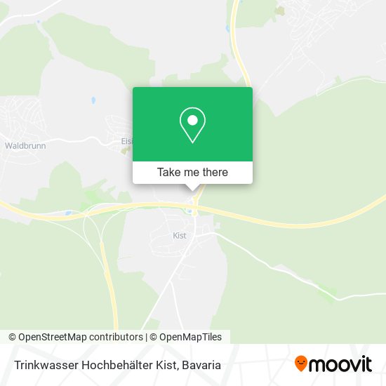 Карта Trinkwasser Hochbehälter Kist