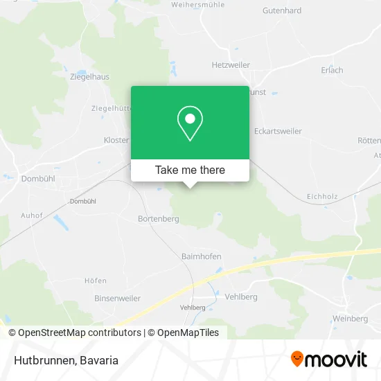 Карта Hutbrunnen