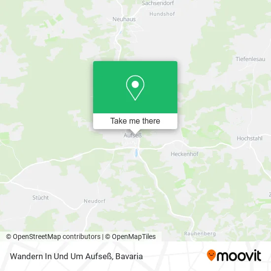 Карта Wandern In Und Um Aufseß