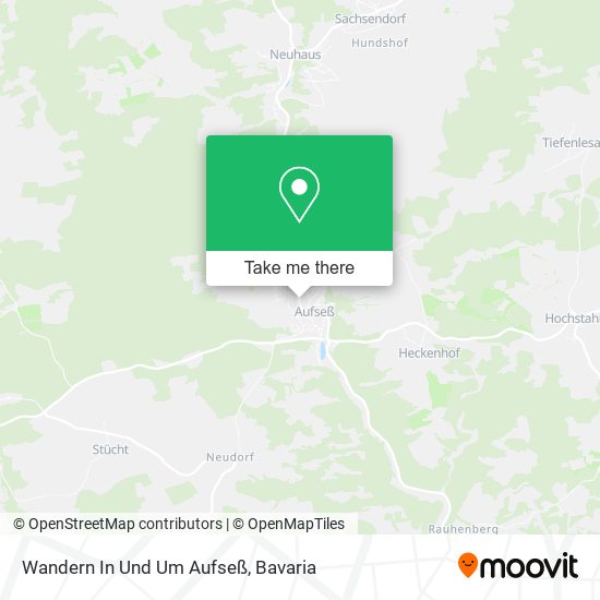 Wandern In Und Um Aufseß map