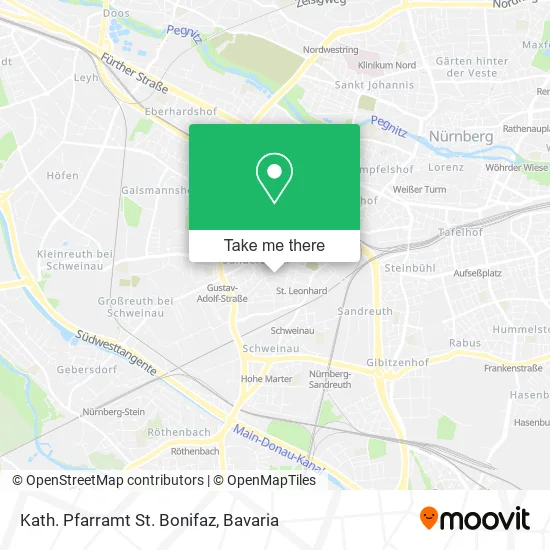 Карта Kath. Pfarramt St. Bonifaz