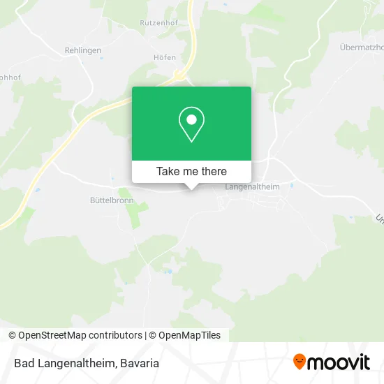 Карта Bad Langenaltheim