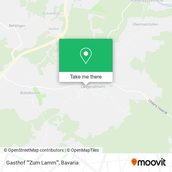 Карта Gasthof ""Zum Lamm""