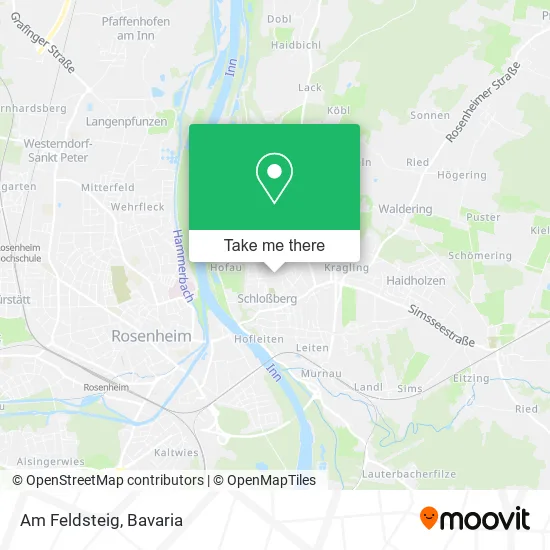 Карта Am Feldsteig