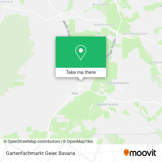 Карта Gartenfachmarkt Geier