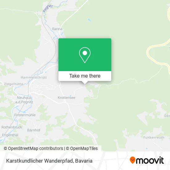 Карта Karstkundlicher Wanderpfad