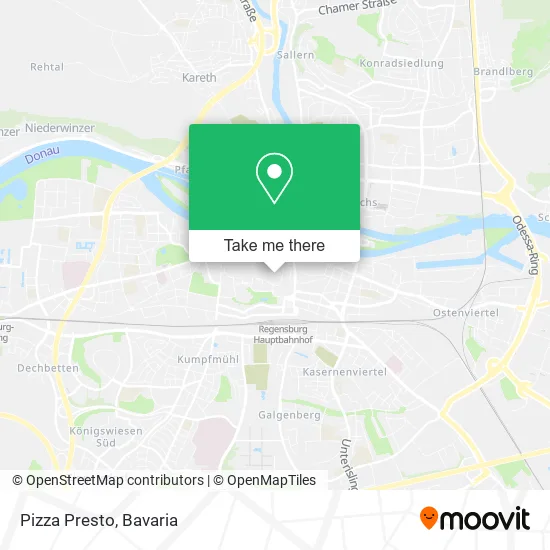 Карта Pizza Presto