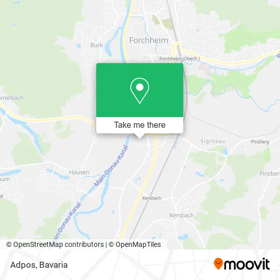 Карта Adpos