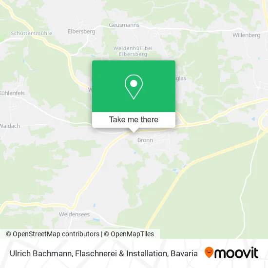 Карта Ulrich Bachmann, Flaschnerei & Installation