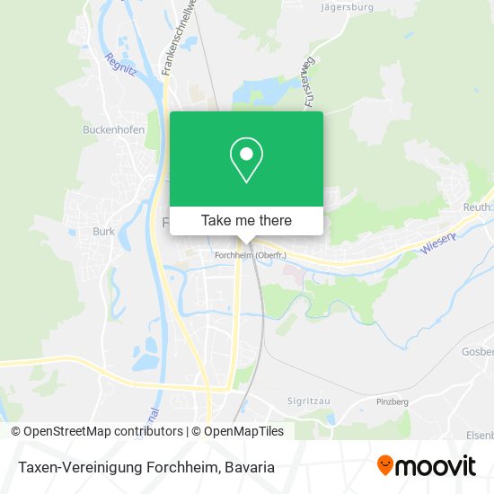 Taxen-Vereinigung Forchheim map