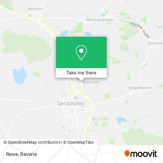 Карта Rewe