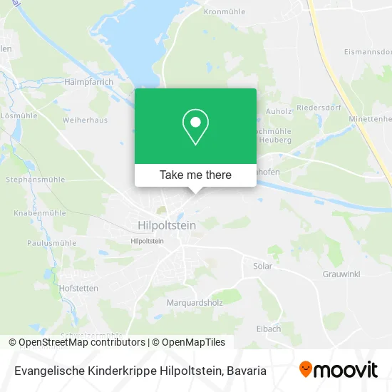 Evangelische Kinderkrippe Hilpoltstein map