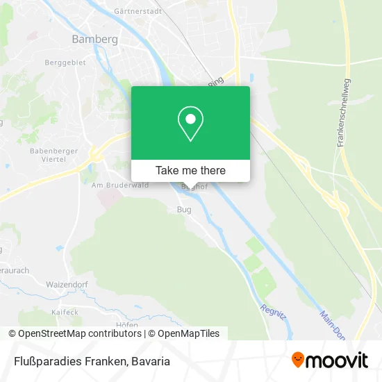 Карта Flußparadies Franken