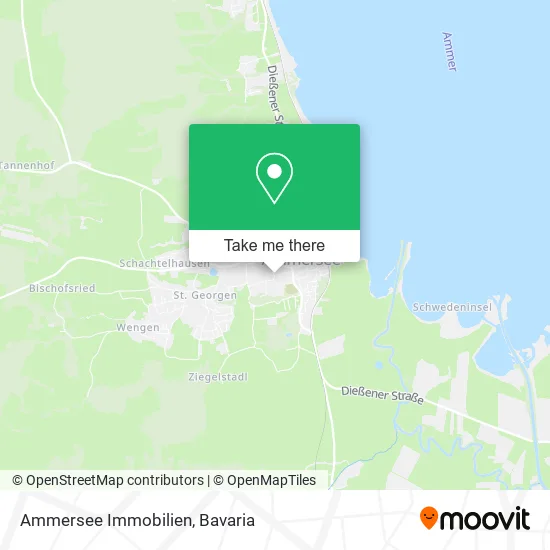 Карта Ammersee Immobilien