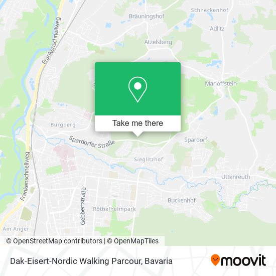 Карта Dak-Eisert-Nordic Walking Parcour