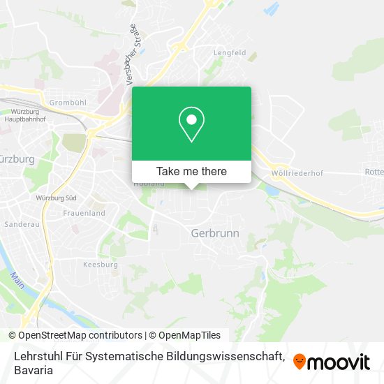 Lehrstuhl Für Systematische Bildungswissenschaft map
