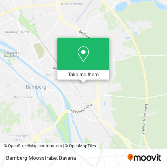Bamberg Moosstraße map