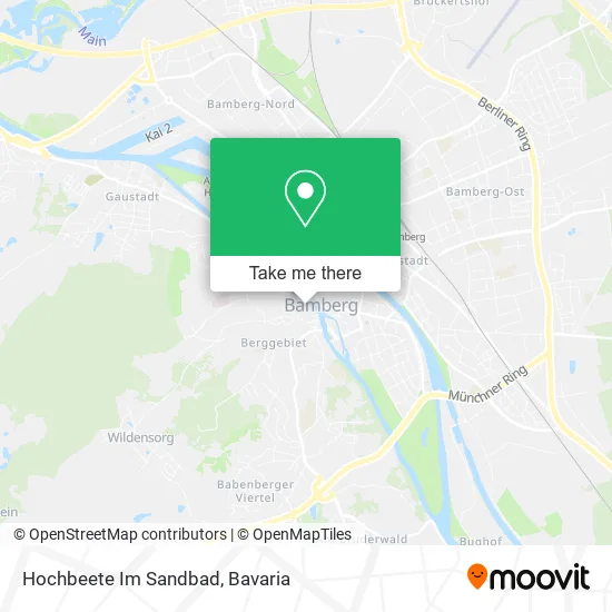 Карта Hochbeete Im Sandbad