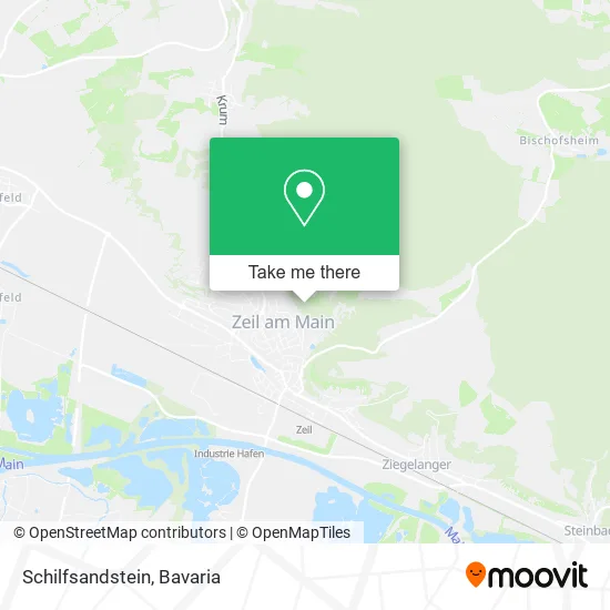 Карта Schilfsandstein
