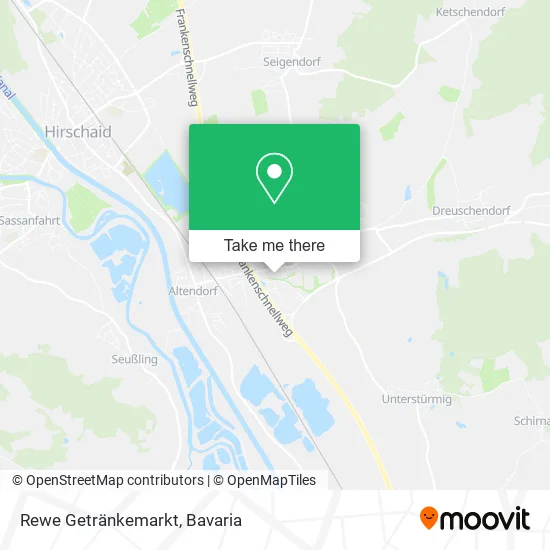 Карта Rewe Getränkemarkt