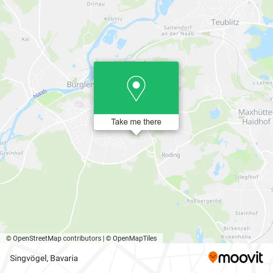 Карта Singvögel