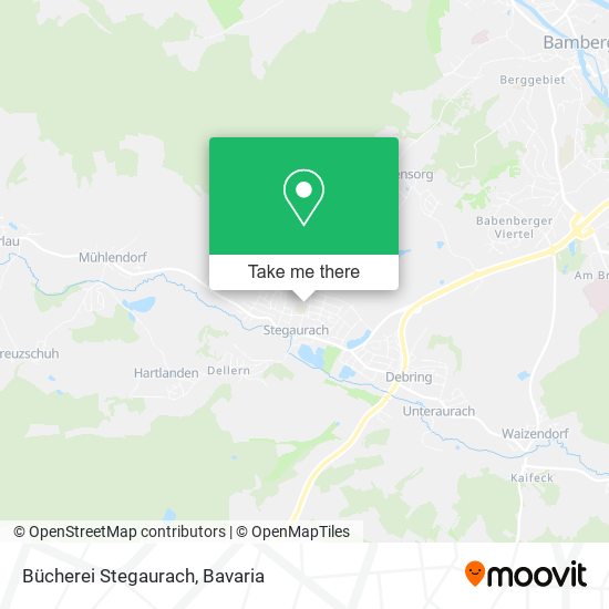 Bücherei Stegaurach map