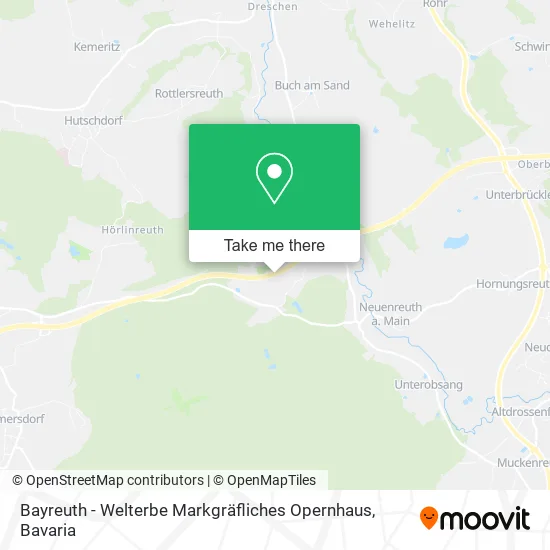 Карта Bayreuth - Welterbe Markgräfliches Opernhaus