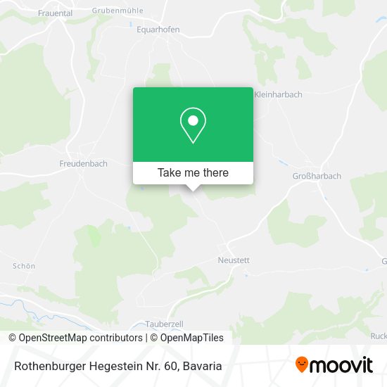 Карта Rothenburger Hegestein Nr. 60