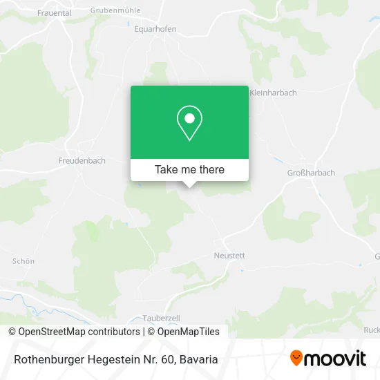 Карта Rothenburger Hegestein Nr. 60