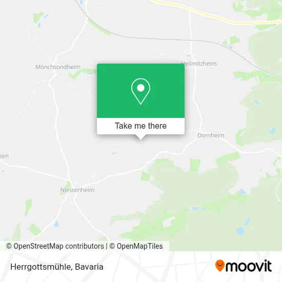 Herrgottsmühle map