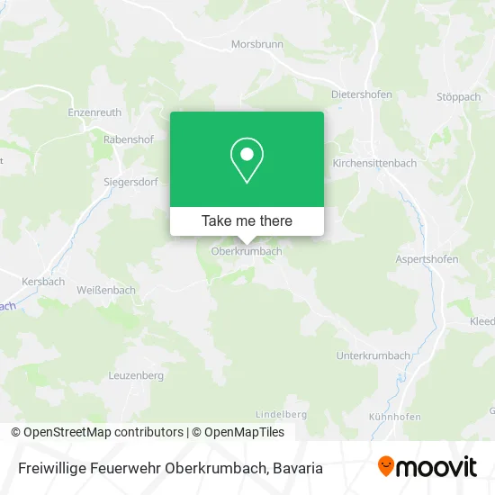 Карта Freiwillige Feuerwehr Oberkrumbach