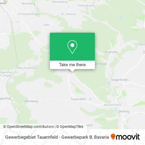 Карта Gewerbegebiet Tauernfeld - Gewerbepark B