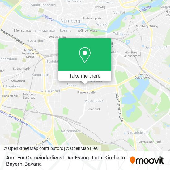 Amt Für Gemeindedienst Der Evang.-Luth. Kirche In Bayern map