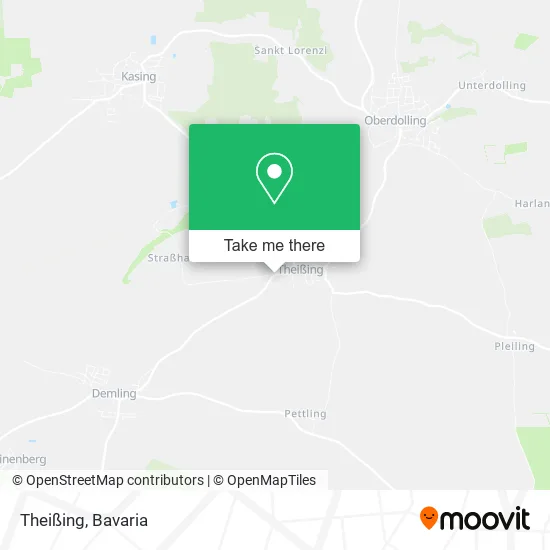 Карта Theißing