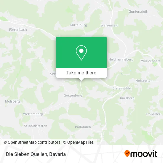 Карта Die Sieben Quellen