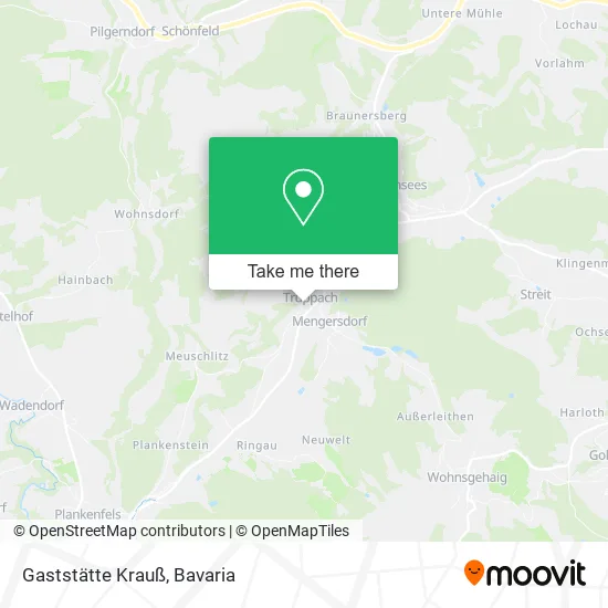 Карта Gaststätte Krauß