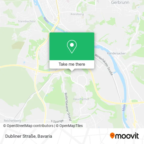 Карта Dubliner Straße