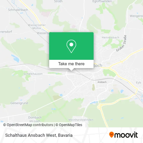 Карта Schalthaus Ansbach West