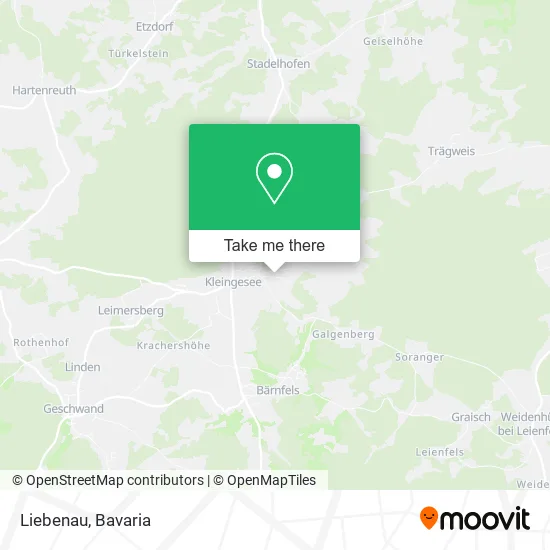 Карта Liebenau