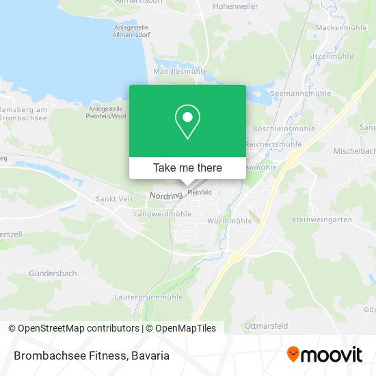 Brombachsee Fitness map