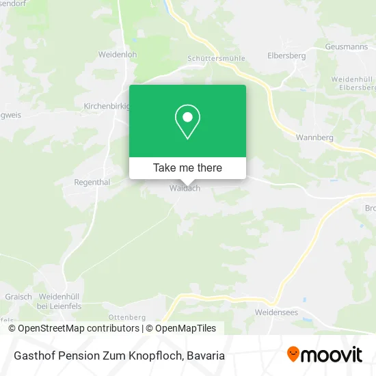Карта Gasthof Pension Zum Knopfloch