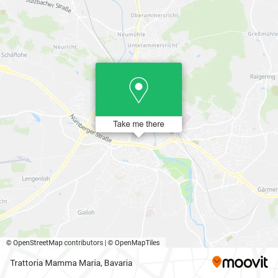 Карта Trattoria Mamma Maria