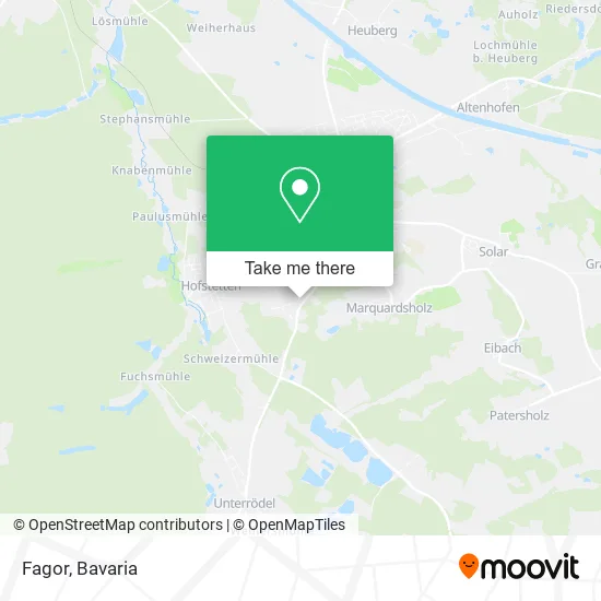 Карта Fagor