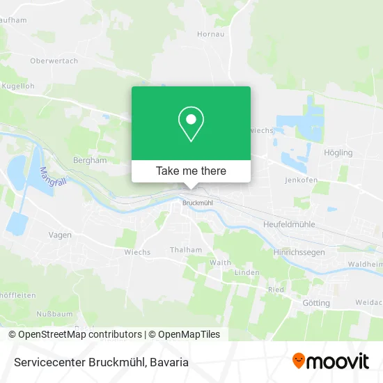 Карта Servicecenter Bruckmühl