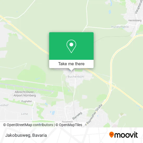 Карта Jakobusweg
