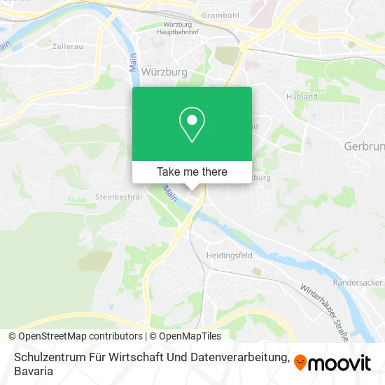 Карта Schulzentrum Für Wirtschaft Und Datenverarbeitung
