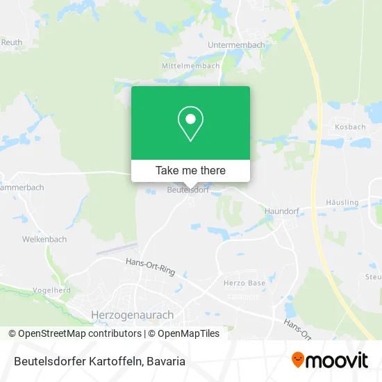 Карта Beutelsdorfer Kartoffeln