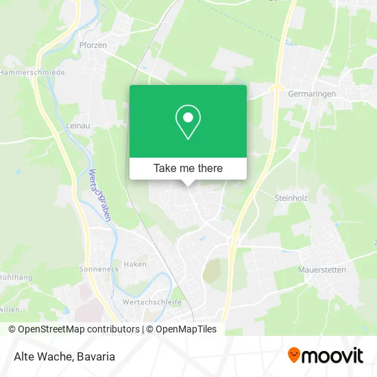 Карта Alte Wache